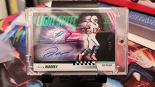 2024 Luminance Jaylen Waddle Auto #LSI-JWE Light Speed Ink 10/10  Bookend!