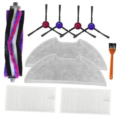 E10s Replacement Parts Accessories Compatible with Eureka E10s Robot Vacuum 9Pc