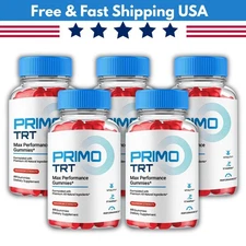 Primo TRT Men's Advanced Pro Formula Chewable Supplement 300 Gummies US