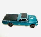 Hot Wheels Redline 1967 Custom Fleetside Aqua HK Original Hong Kong Casting