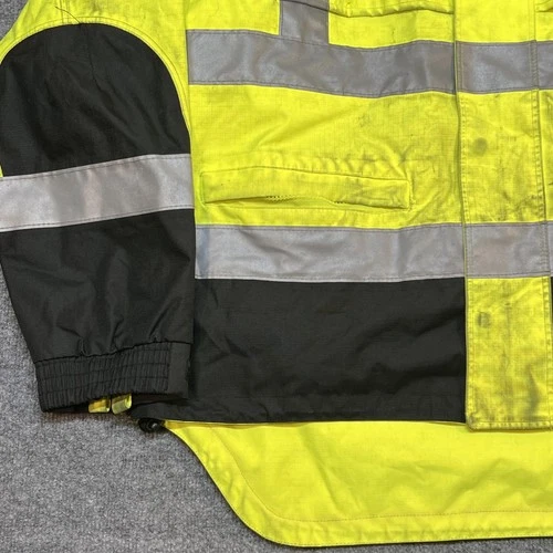 Radians Jacket Mens XL Yellow Hi Vis Hooded Insulated Reflective RW32-3Z1Y image 5