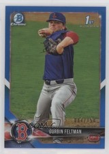 2018 Bowman Draft Chrome Blue Refractor 87/150 Durbin Feltman #BDC-33 fm0