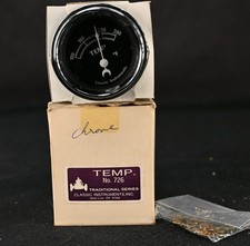 Nos Classic Instruments Traditional Series 2 18 Water Temperature Gauge No 726