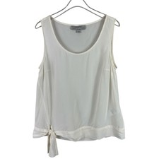 All Saints Neely 100% Silk Tank Top Side Tie Capsule Wardrobe UK 10 US 6 EU 38