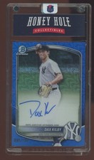 2025 Bowman Chrome Mega Box Blue Dax Kilby Yankees RC Rookie AUTO 95/150