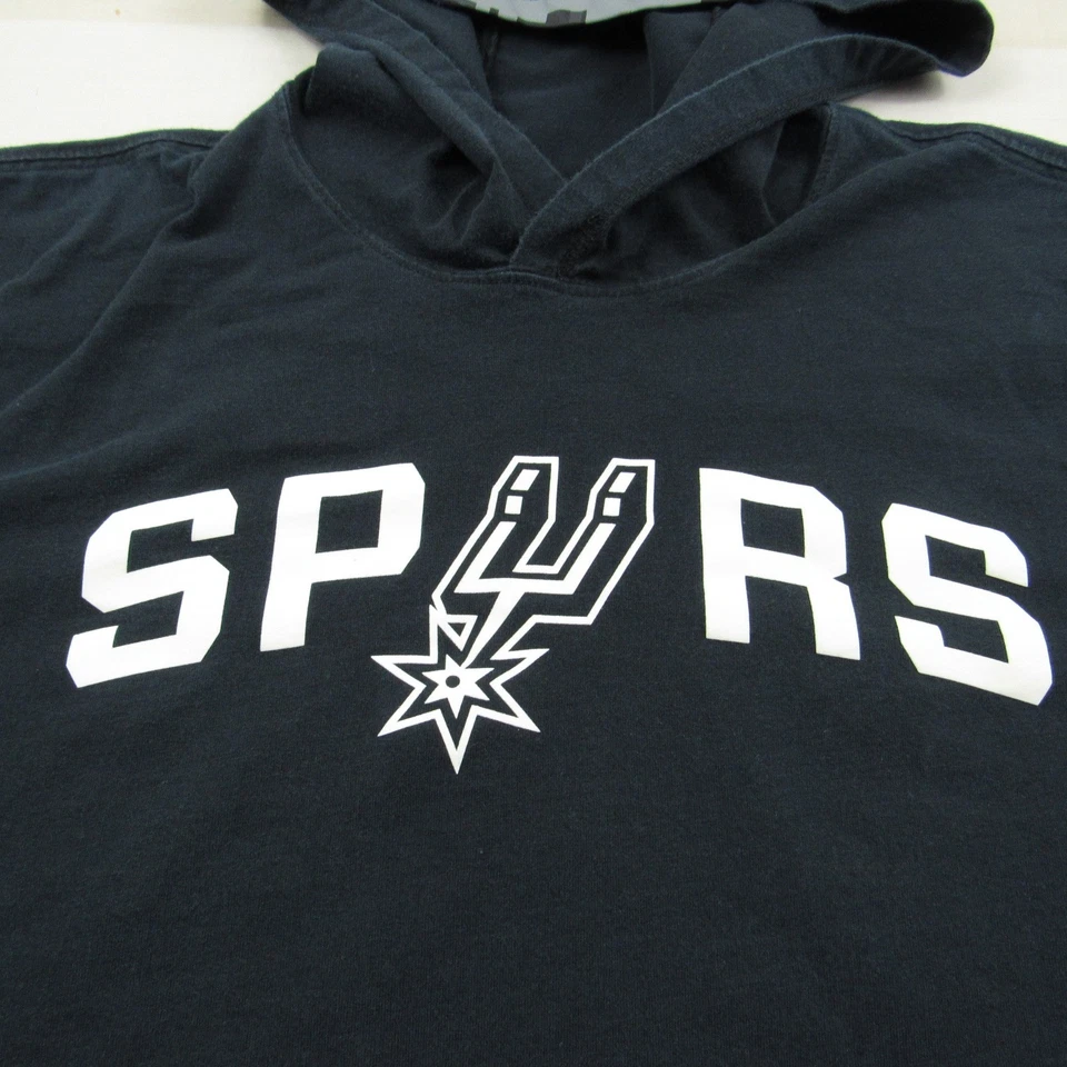 San Antonio Spurs Shirt Mens Extra Large Black Nike NBA Hoodie Tee Cotton Camo - Image 3 of 4