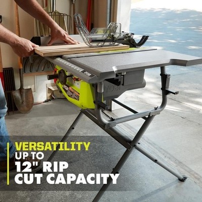 RYOBI 15 Amp 10 in. Table Saw with Folding Stand Powerful Power