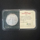 2002 SILVER AMERICAN EAGLE $SILVER$ DOLLAR~$1 Dirty Back!