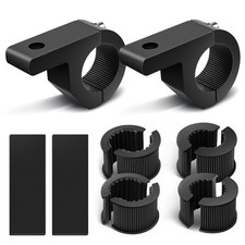 Light Bar Mounts, 2PCS Heavy Duty Clamp Kit for 0.75" 1" 1.25" Tubes, Universal