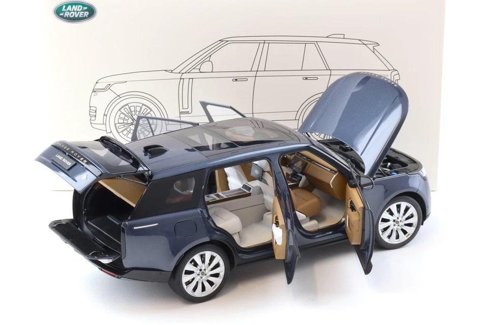 1:18 LCD Models Land Rover Range Sv Serenità Blu Metallizzato 2022 LCD18017-B - Immagine 4 di 4