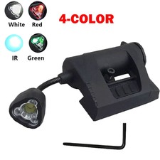 Black For MPLS Tactical Helmet Flashlight Rail Light IR Headlamp Signal Lamp USA
