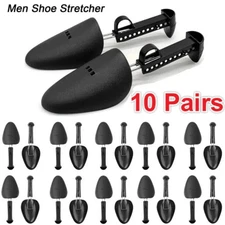 10Pair Adjustable Length Men Shoe Tree Shoe Stretcher Boot Holder Shaper Support
