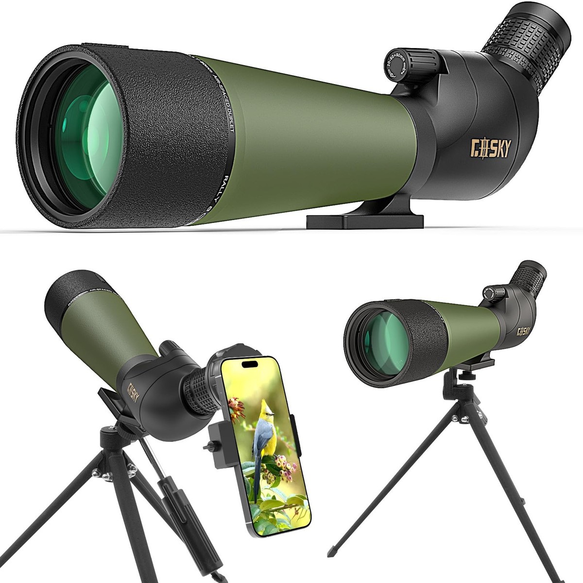 GCP-SEC ベジット Flagship DiamondEdge 20-60x80 Spotting Scope with Tripod