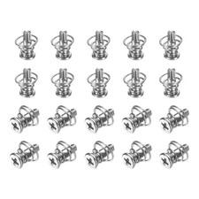 40 Pcs M2.5x9mm GPU Graphics Card Back Plate Heatsink Spring Screws