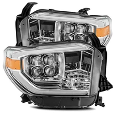 AlphaRex For Toyota Tundra 2014-2019 Projector Headlights NOVA LED Plank Chrome