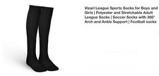 Sports Socks 3 Pk Unisex Black