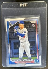 2024 Bowman Chrome Yoshinobu Yamamoto RC Rookie #73 Dodgers