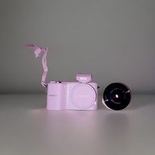 Samsung NX2000 Mirrorless Camera White 20-50mm Lens 20.3MP Full HD APS-C CMOS