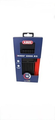 ABUS Bordo Big 6000K/120 BK SH Faltschloss Fahrradschloss Security Level 10
