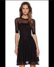 Alexander McQueen McQ Junior’s Black Mesh Flirty Dress - Size Large (4)