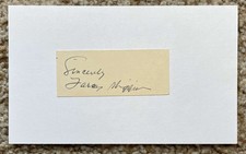 Larry Miggins signed cut - Cardinals debut 1948