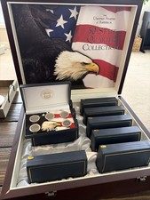 United States Of America 50 State UNC Quarter Collection & Case COMPLETE