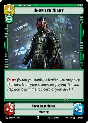 Near Mint SWU Foil Unveiled Might - Foil Secrets of Power (SEC) Star Wars Unlimi