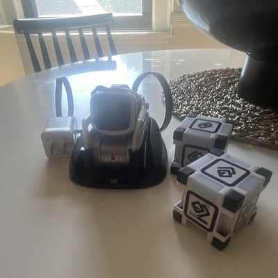 Anki Cozmo Robot Toy with 2 Interactive Cubes & Charging Dock Base - Used