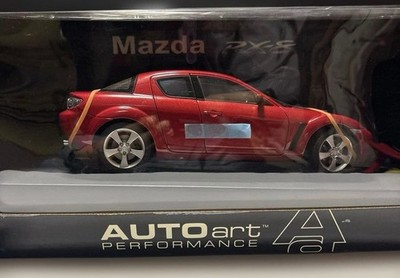 AUTOART Mazda RX-8 1/18 Scale Model Car Red Open Doors Authentic