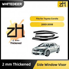 Fits For Toyota Corolla 2003-2008 Acrylic Window Visor Sun Rain Deflector Guard