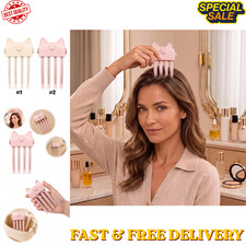 Heated Root Volumizer Clip,Portable Type-C Rechargeable Styling Clip for Women