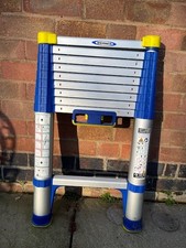 2.9m Aluminium Telescopic Ladder, Werner, Excellent Condition, 150Kg