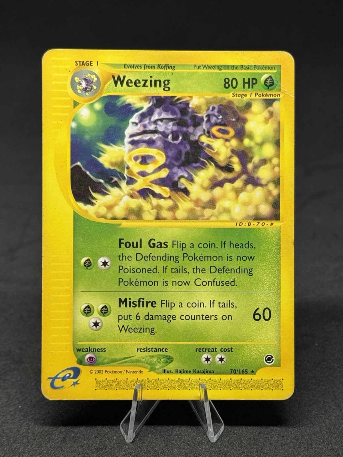 Pokémon Weezing 070/165 Expedition Base Set Regular