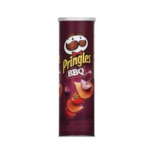 Pringles 9133455 5.57 oz Barbeque Flavored Potato Chips Can- pack of 14