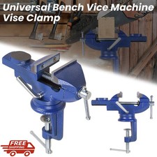 60mm Universal Bench Vice Light Duty Fixed Base Workshop Clamp Vise UK