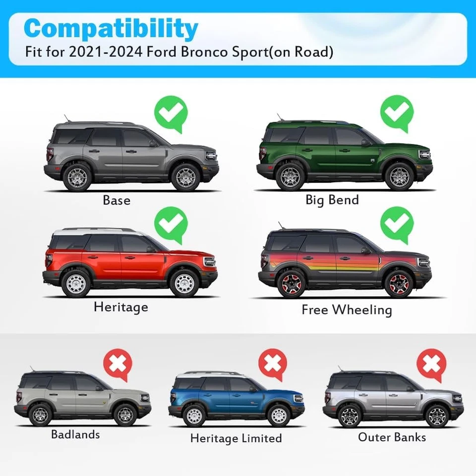 HEKA Crossbars Cross Bars Roof Racks Rails Compatible with 2021 2022 black  - Image 2 of 4