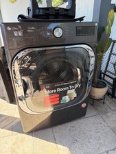 LG DLEX8900B 9.0 cu. ft. Electric Front-Loading Dryer Gray Steam Function