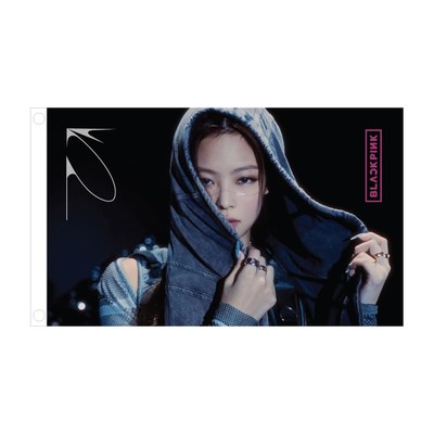 BLACKPINK Jennie Flag   K-Pop Merch Wall Banner for Fans, Official-Inspired...