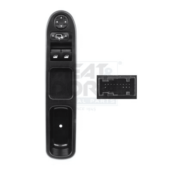 Schalter Fensterheber Vorne Links FüR Peugeot 207 CC SW 207/207+ Stufenheck-image