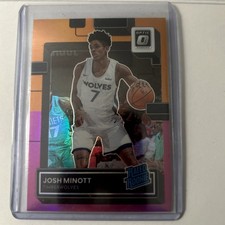 2022-23 Panini Donruss Choice Josh Minott Rated Rookie Orange/pink 13/15
