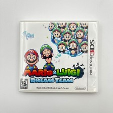 Mario & Luigi Dream Team Nintendo 3DS Authentic Tested Complete CIB