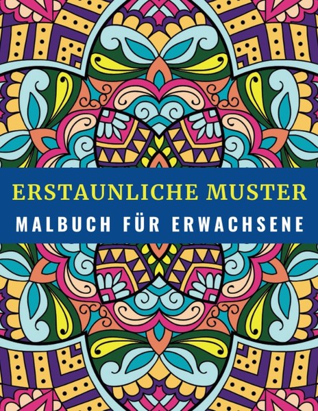 Malbuch Mandala FüR Erwachsene & Kinder, Entspannende Muster, Ausmalen-image