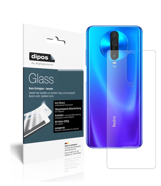 2X Schutzfolie FüR Xiaomi Redmi K30 5G Racing RüCkseite Matt - Anti-Shock 9H-image