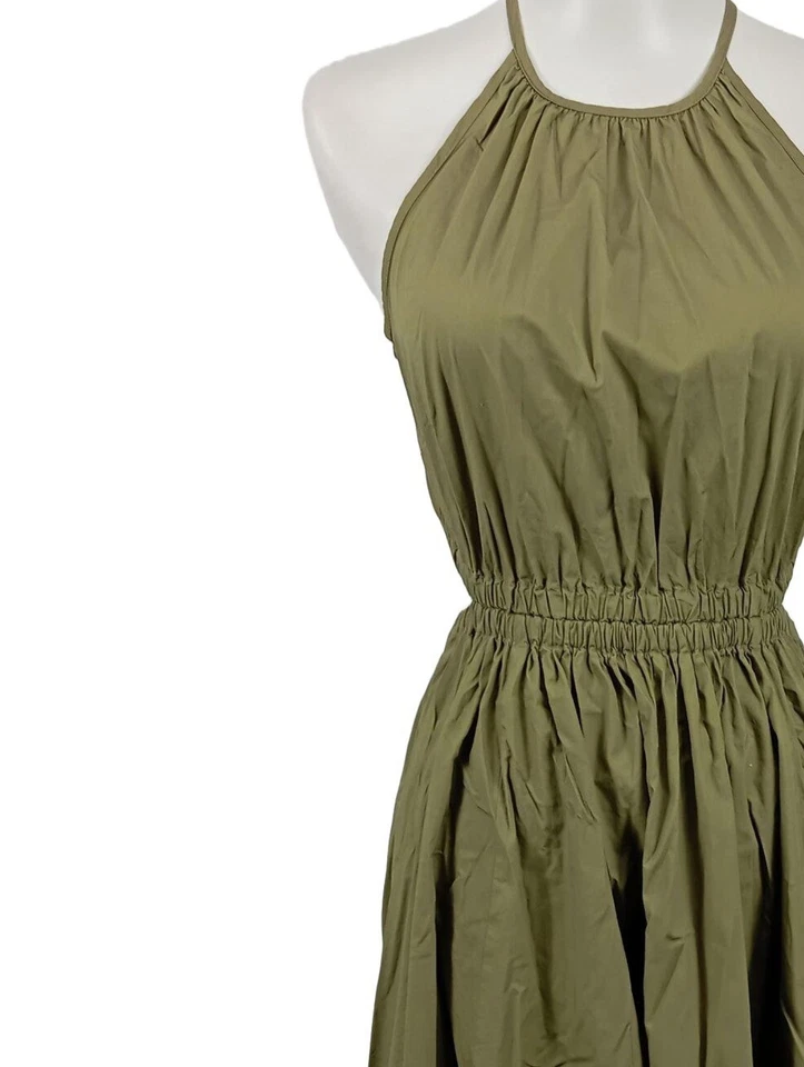 MICHAEL KORS Vestido cut out Mujeres Vestido Talla EU 34 caqui elegante - Imagen 3 de 4