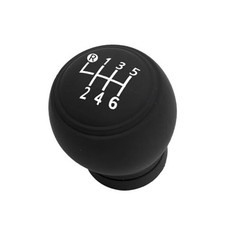 Car Gear Shift Knob Cover, 6 Speed Round Gear Shift Knob Covers, 6 Speed Black