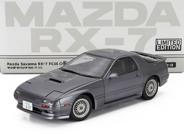 Sun-Star 1/18 Mazda RX-7 (FD3RS) Savanna Infini Coupe 2006 Grau Met WA180401-image
