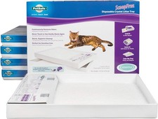 PetSafe ScoopFree Blue Crystal Self-Cleaning Litter Box Tray - 6 Pack