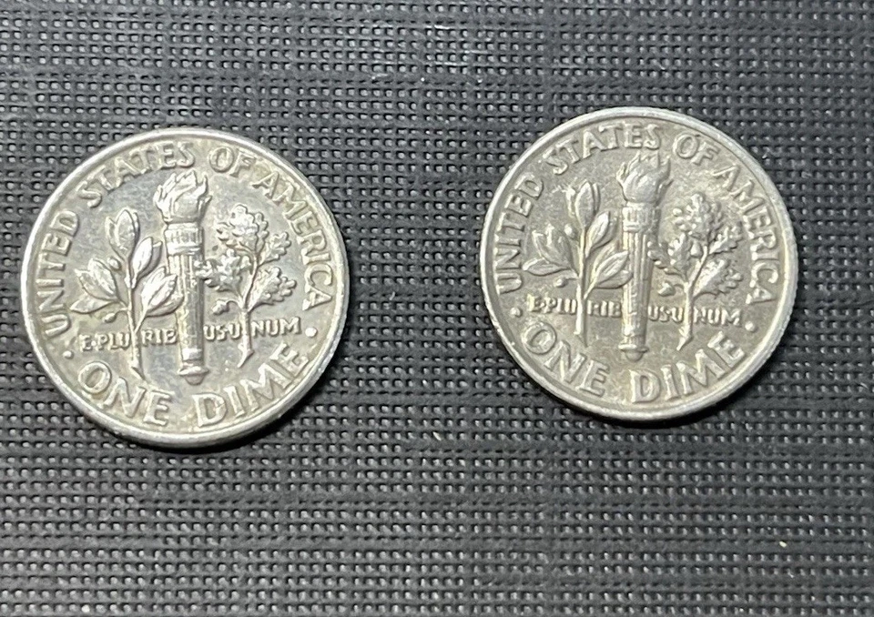 2 Roosevelt Dimes With Rim O C Error - Image 4 of 4