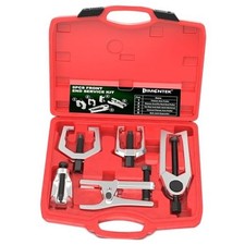 5pcs Ball Joint Separator Pitman Arm Puller, Tie Rod End Tool for Ball silver