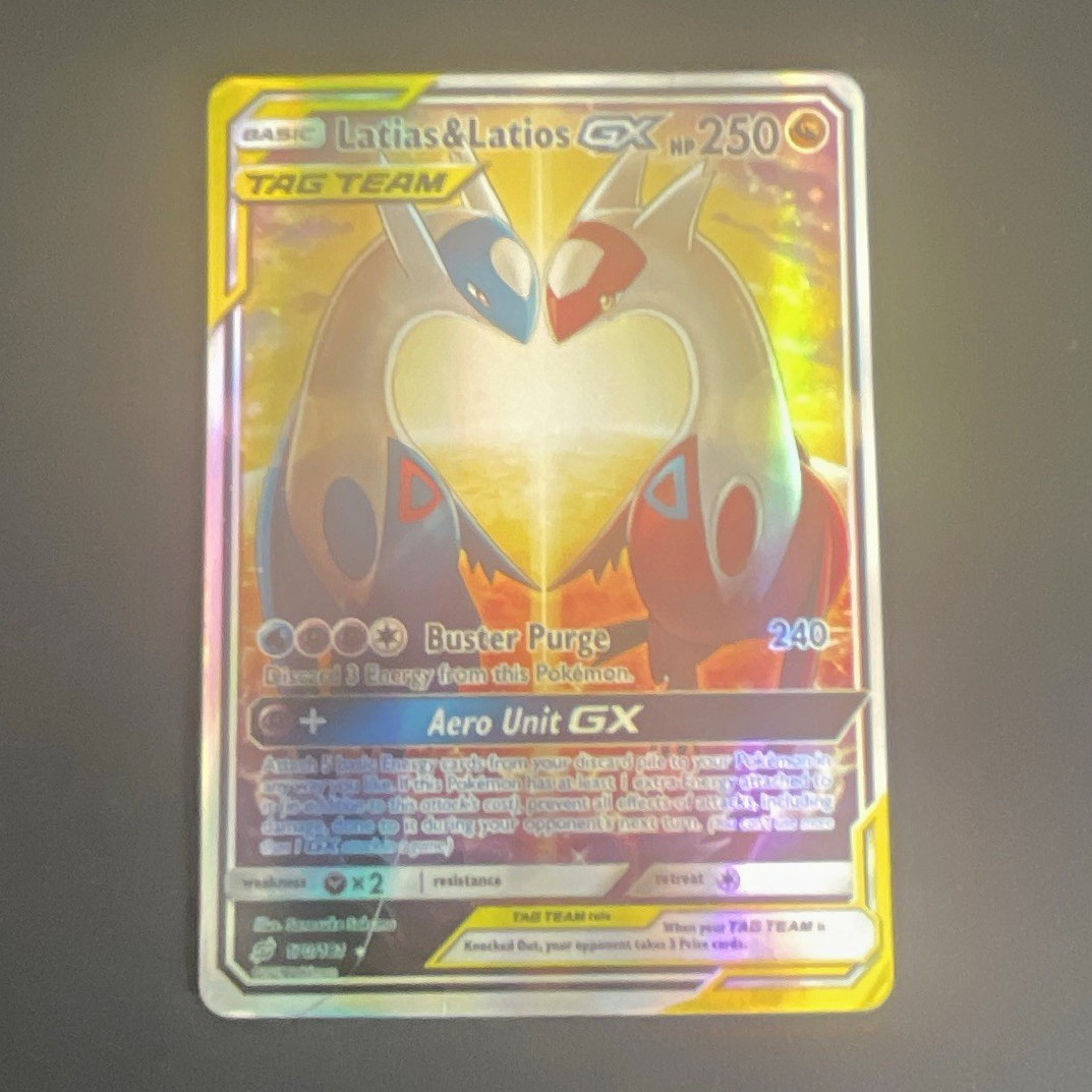 Latias & Latios GX TAG TEAM 170/181 SM-Team Up Ultra Rare Full Art Holo